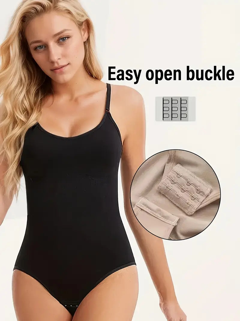 3pcs Seamless Shapewear Bodysuit - Black, Beige, Brown