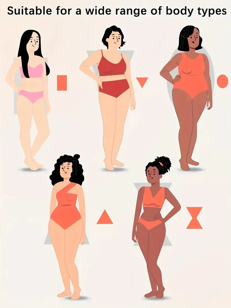 3pcs Seamless Shapewear Bodysuit - Black, Beige, Brown