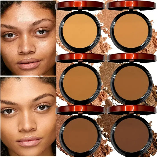 6 Shades Waterproof, Sweatproof Contour & Concealer Powder