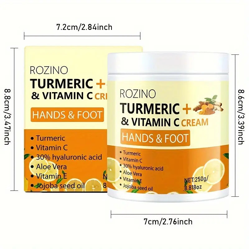 ROZINO Turmeric & Vitamin C Hand & Foot Cream