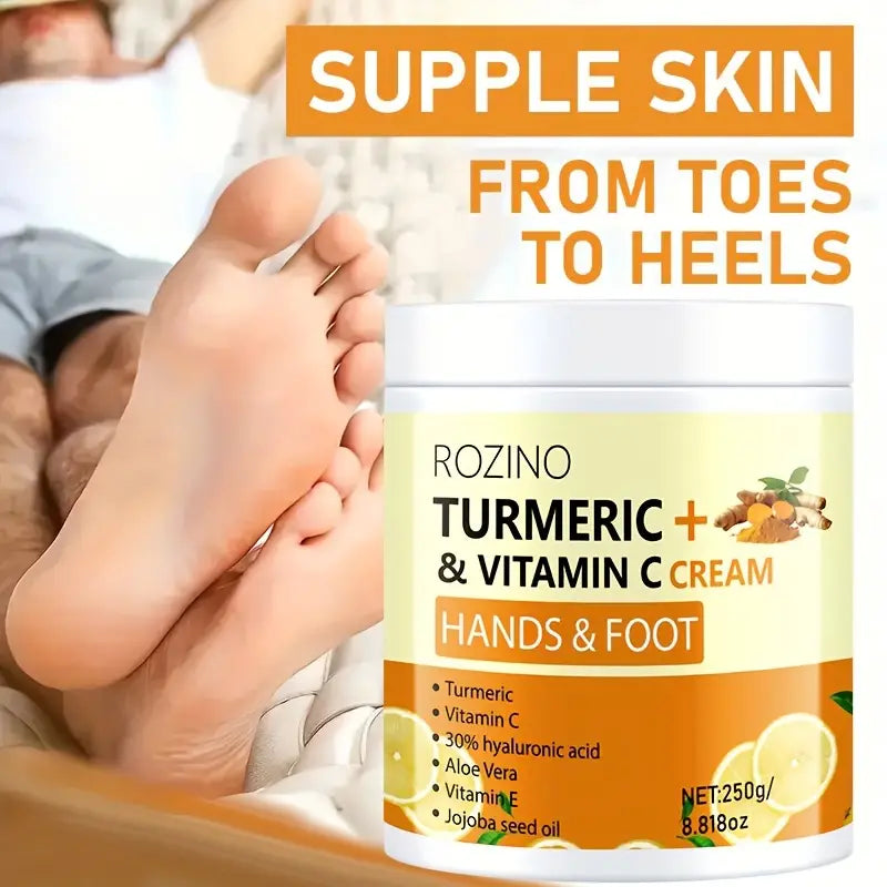 ROZINO Turmeric & Vitamin C Hand & Foot Cream